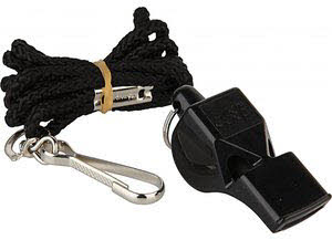 PROFESSIONAL Pfeife mit Kordel,schwarz