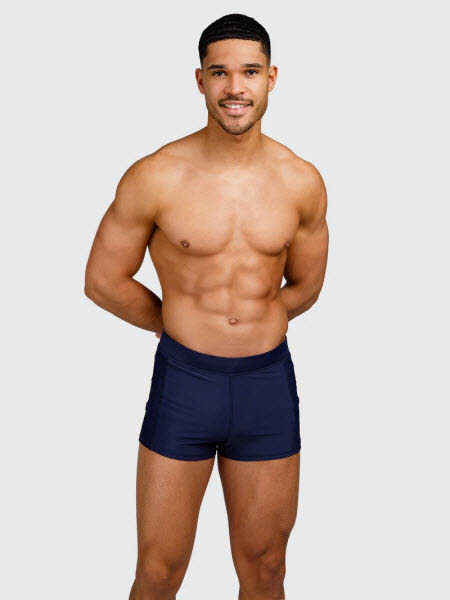 Samier-Logo Men Swim Trunks