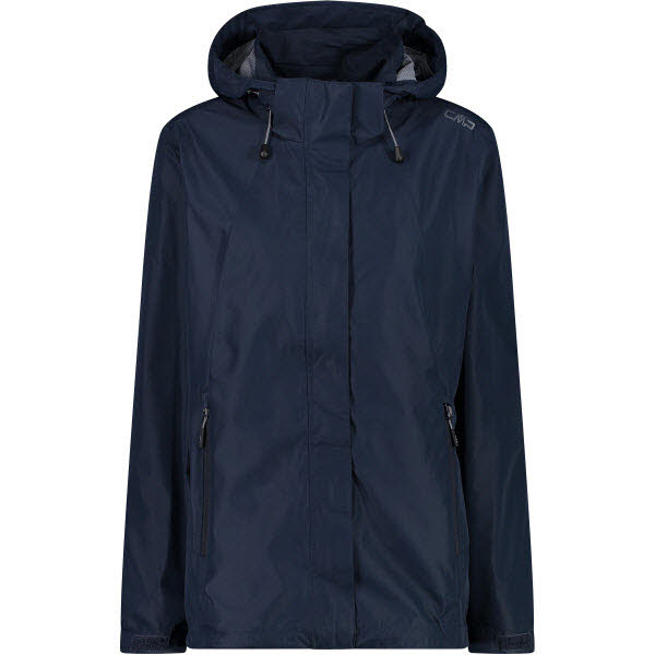 NOS WO. JACKET ZIP HOOD WITH VEN,BLK BLU