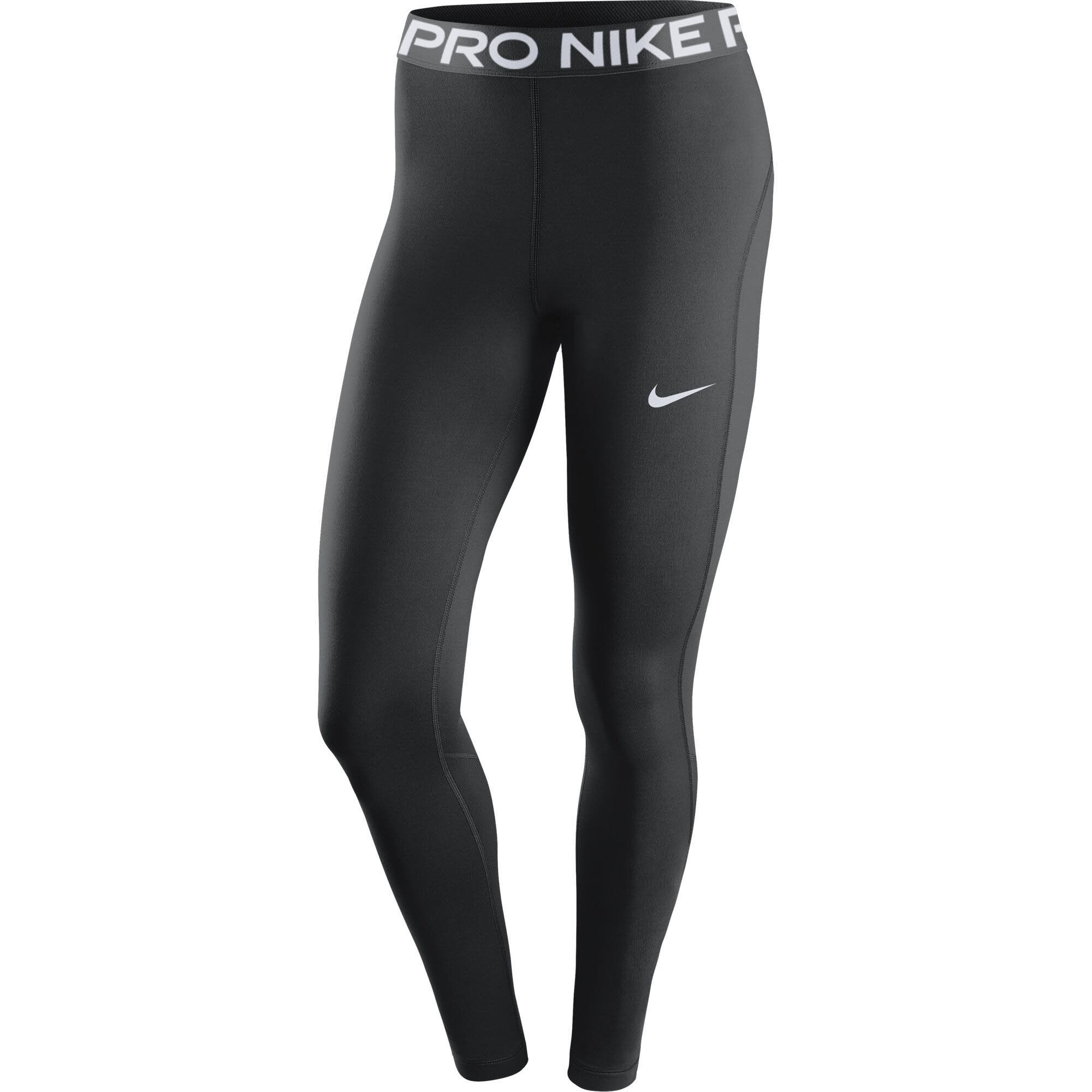 NIKE PRO WOMEN'S TIGHTS,BLACK/WHIT